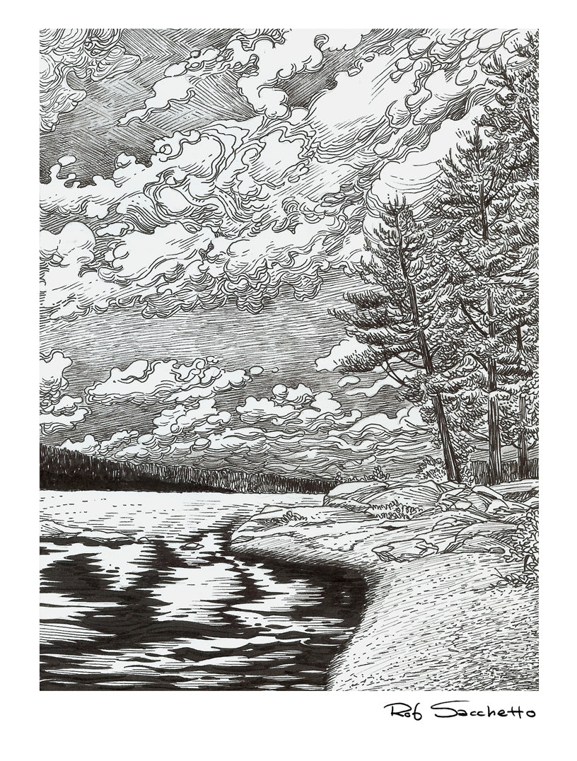 Clouds over Algonquin Park