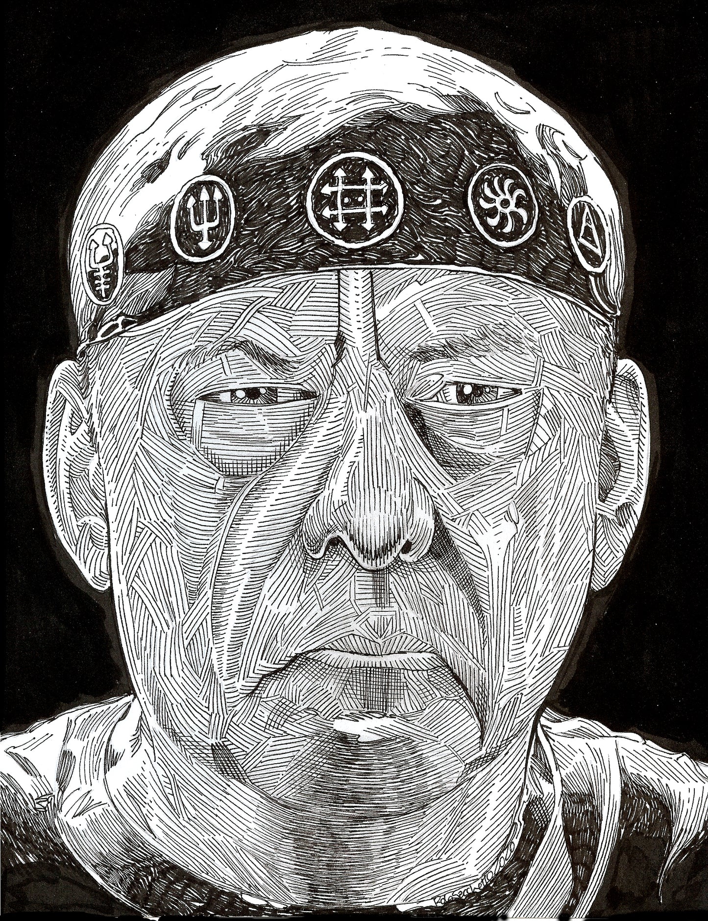 Chaos Line Portrait Tribute : Neil Peart