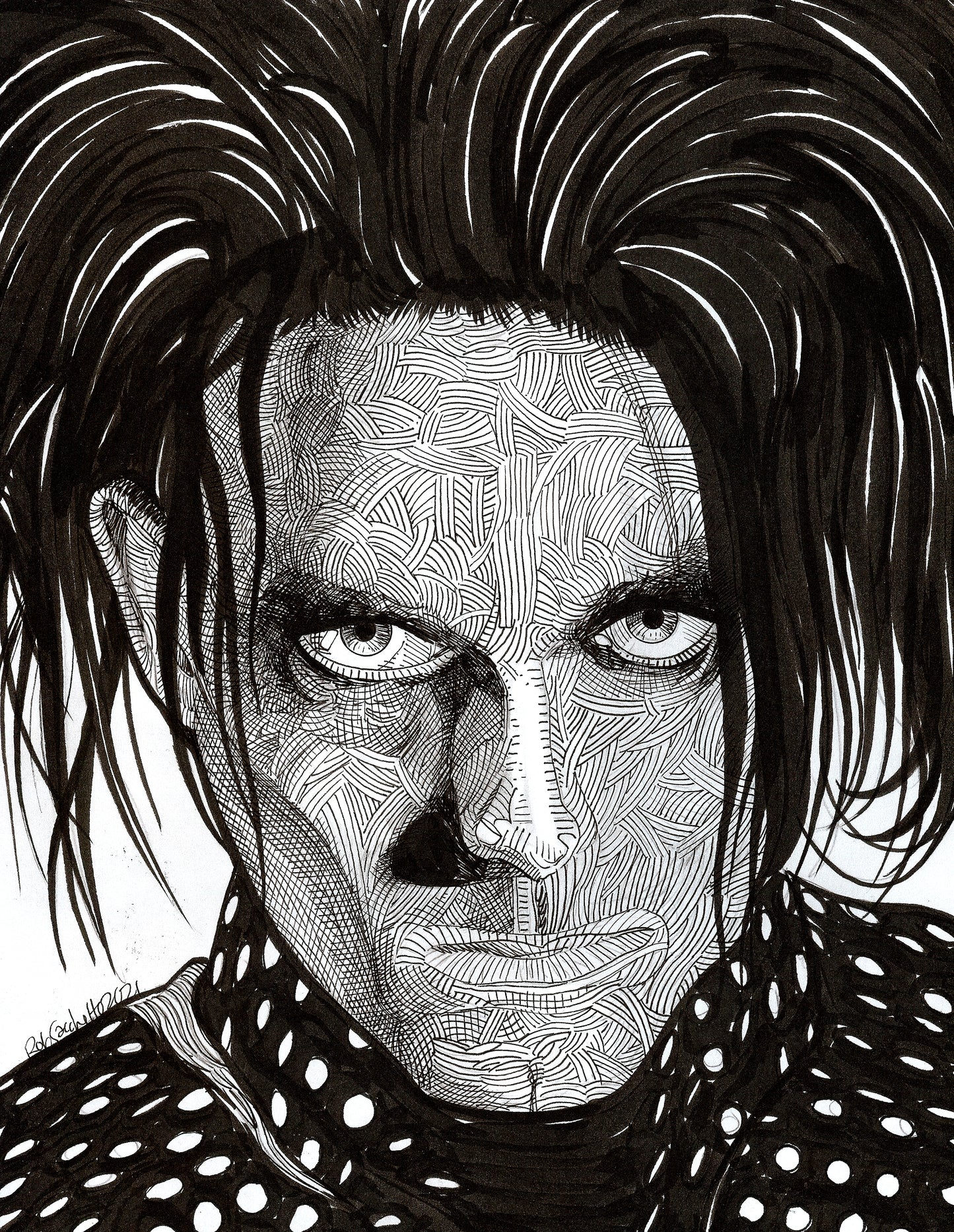 Robert Smith : Chaos Line Portrait