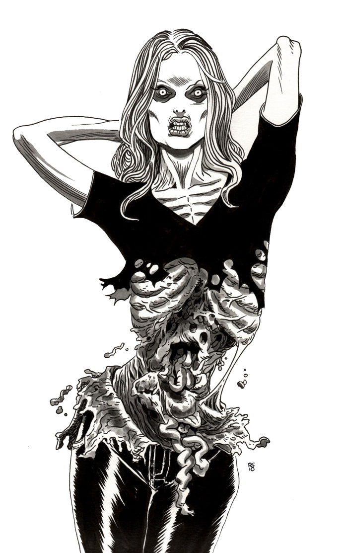 Zombie Pinup Divas : Torso Ripped Temptress