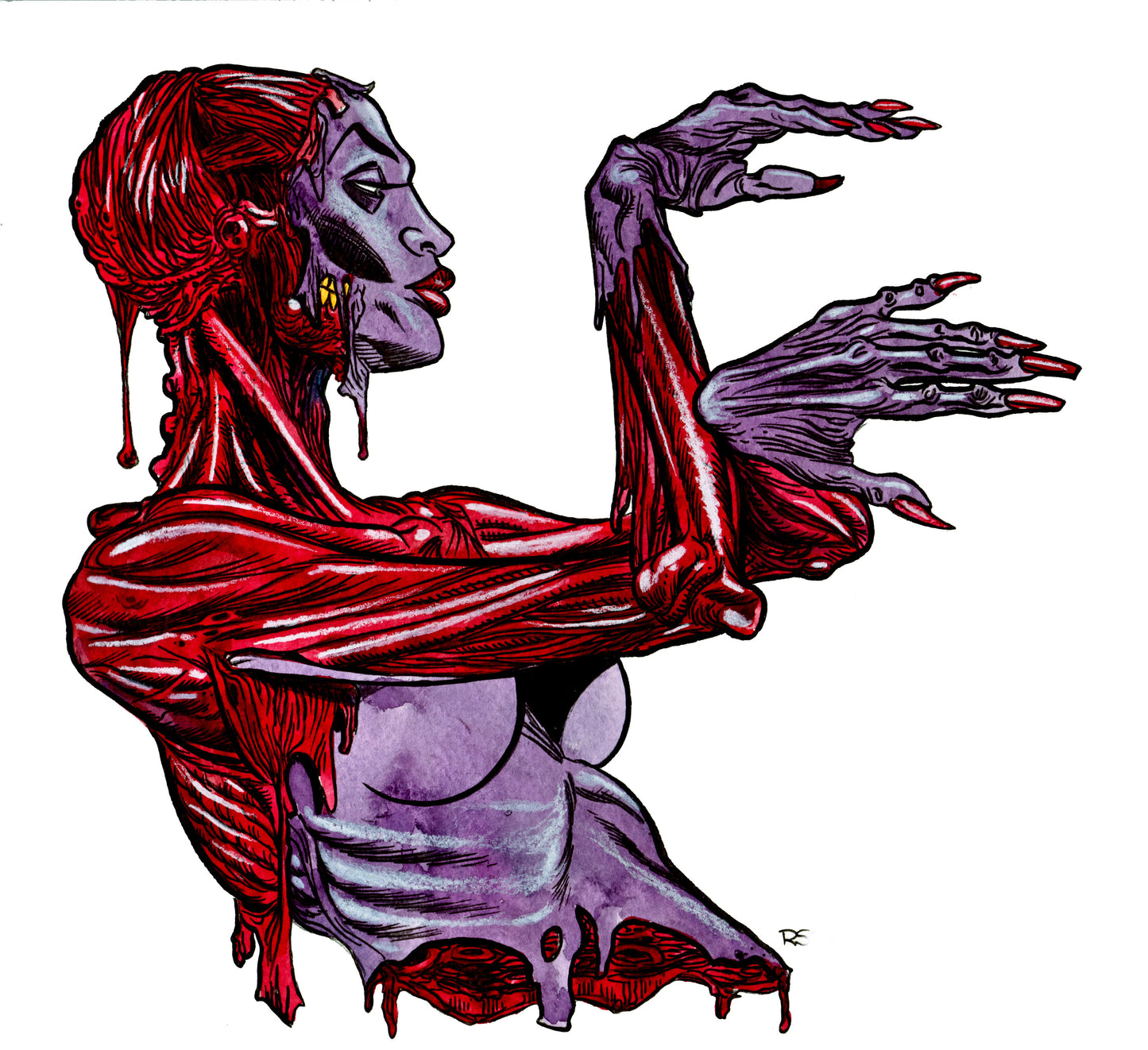 Zombie Pinup Diva : Voodoo Spell