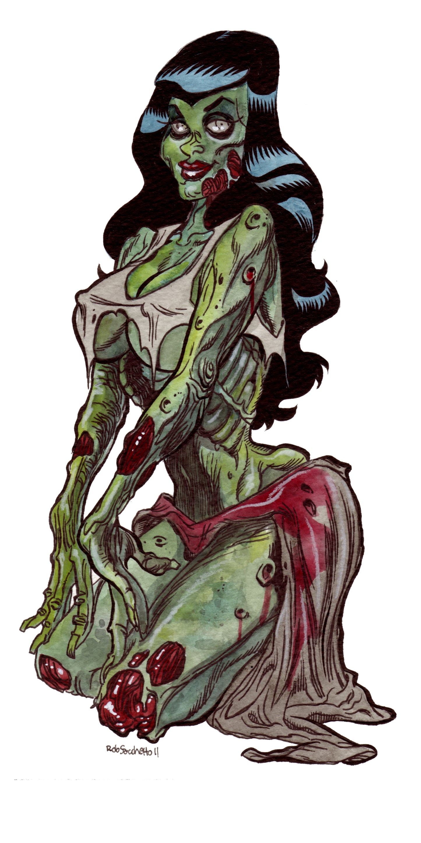 Zombie Pinup Diva : Zomb-Bettie #5