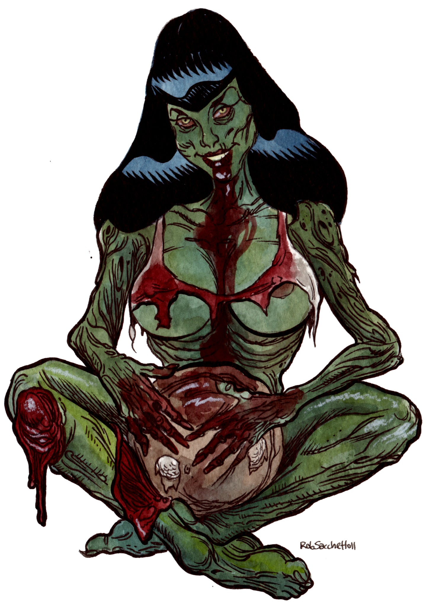 Zombie Pinup Diva : Zomb-Bettie #4
