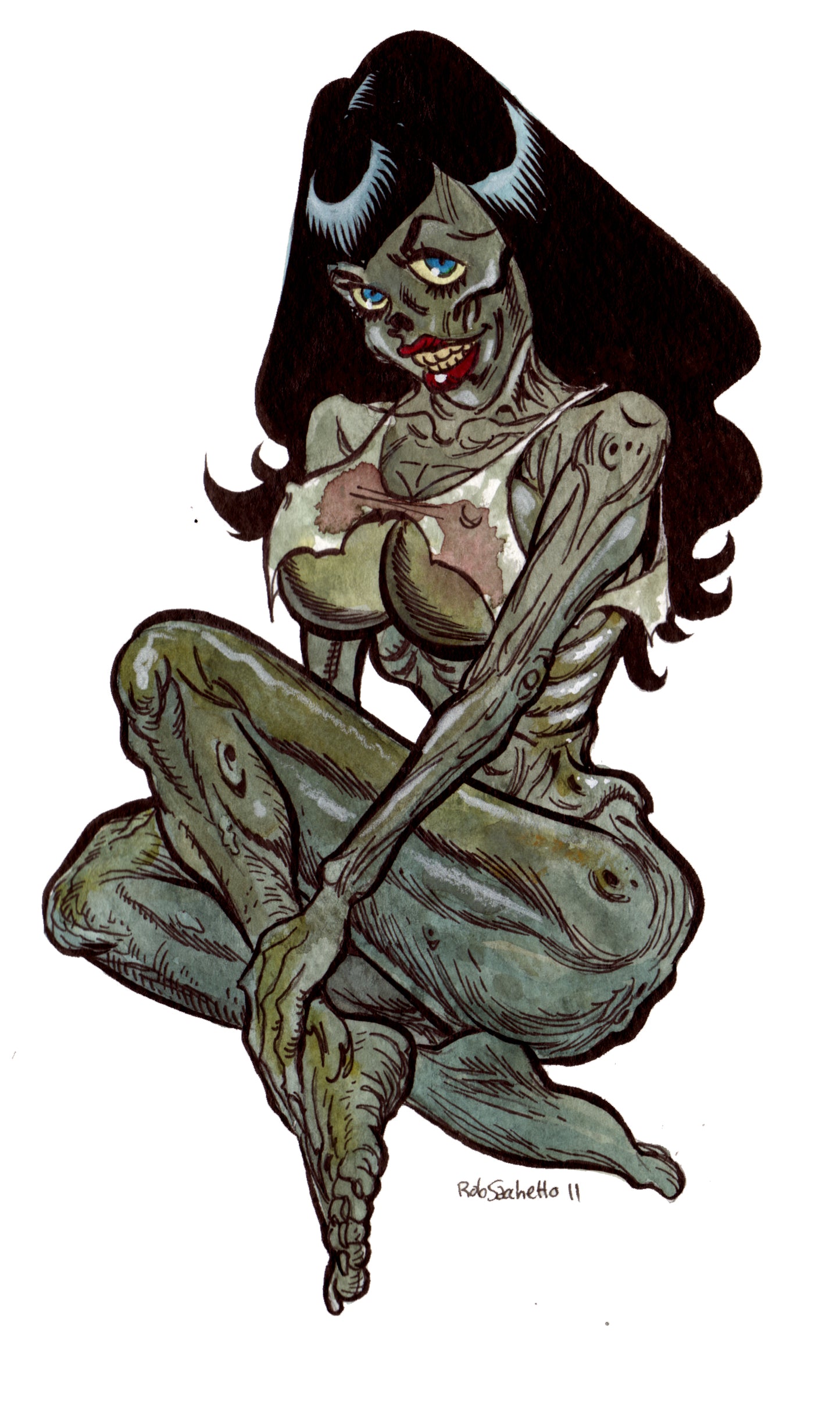 Zombie Pinup Divas : Zomb-Bettie #2