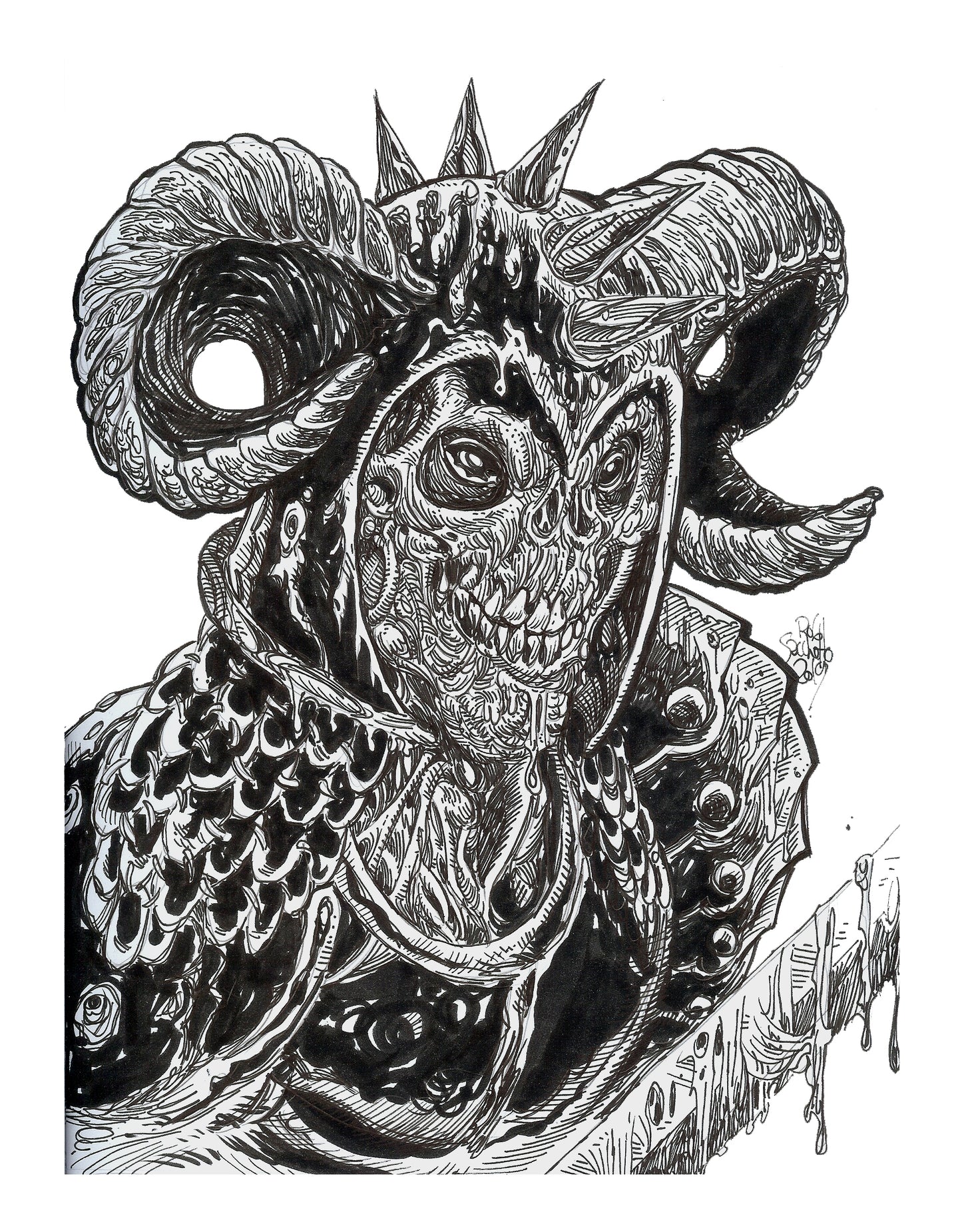 Zombie Skull Warrior #6