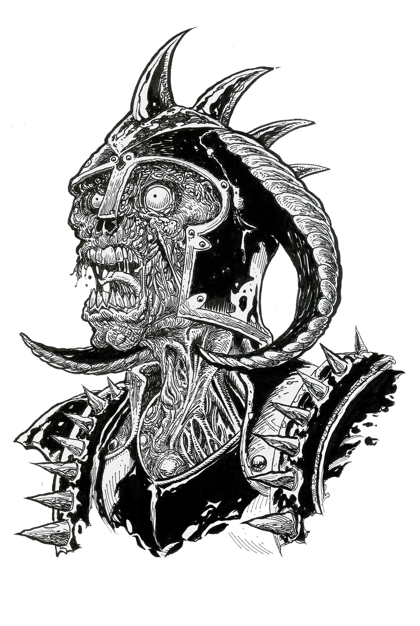 Zombie Skull Warrior #7