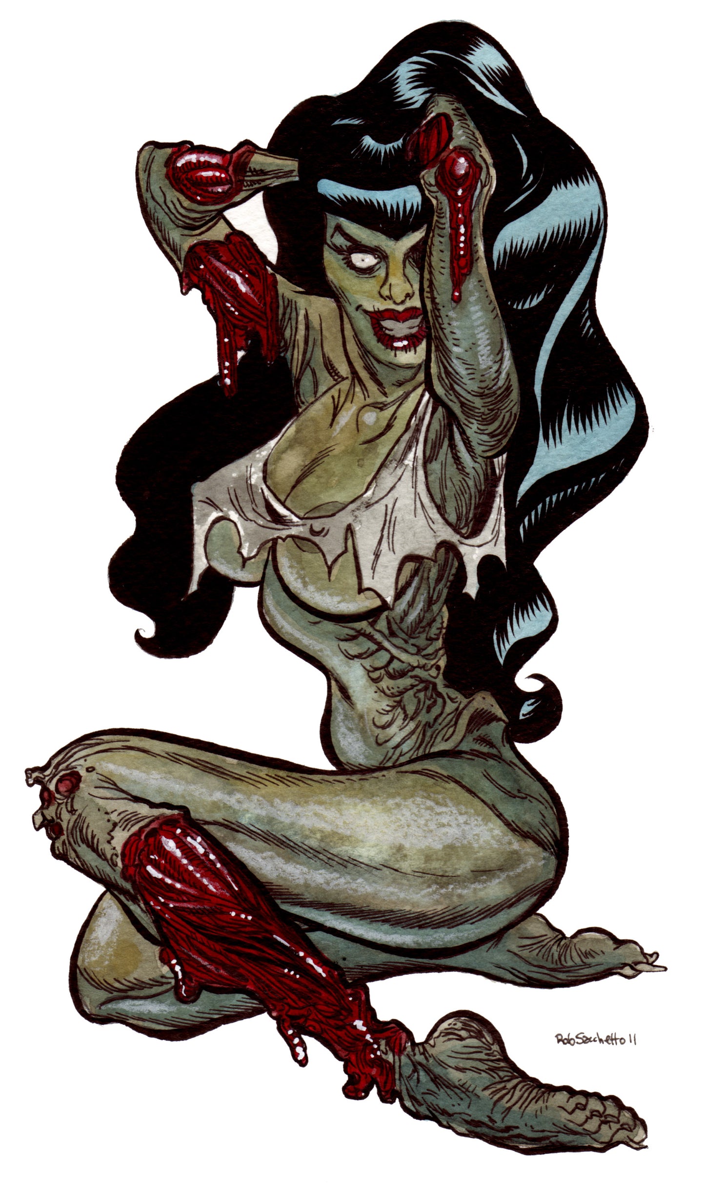 Zombie Pinup Divas : Zomb-Bettie #1