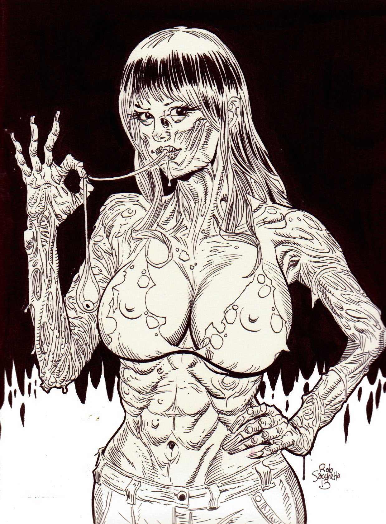 Zombie Pinup Divas : Eyeball Etiquette