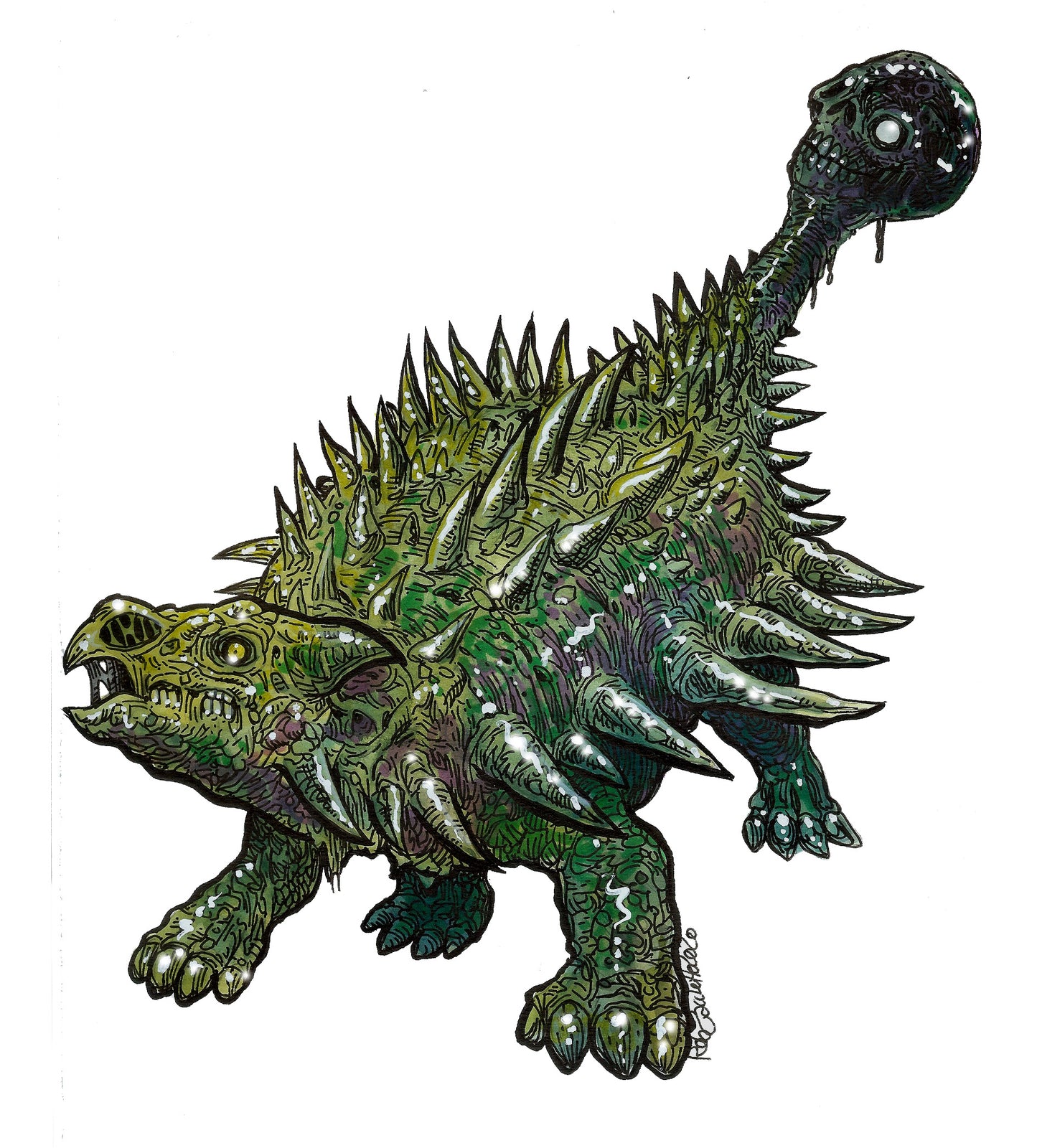 Ankylosaurus Zombie