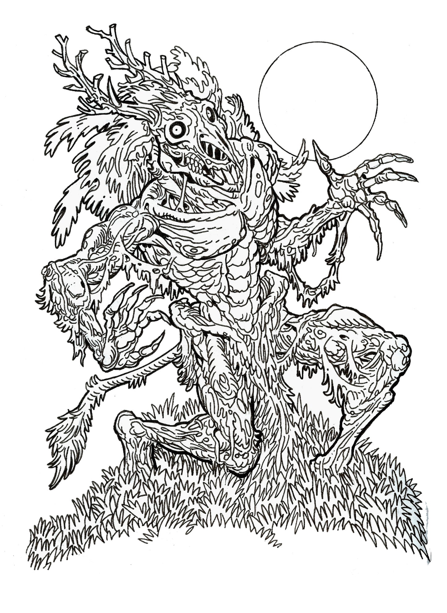 Coloring Book Zombies, Bundle #1