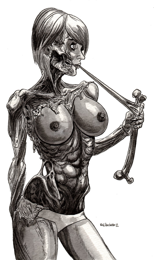 Zombie Pinup Diva : Down to the Bone