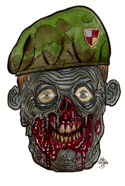 Heads of the Living Dead : Gangrene Beret