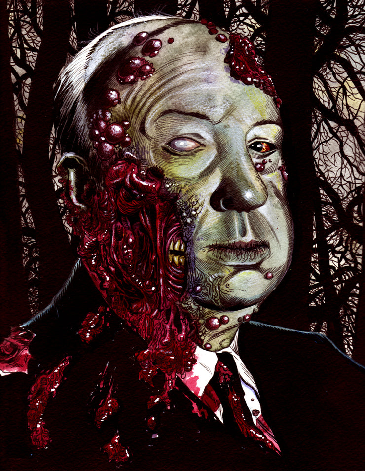 Alfred Hitchcock : Zombie Portrait