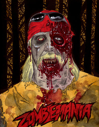 Hulk Hogan : Zombie Portrait