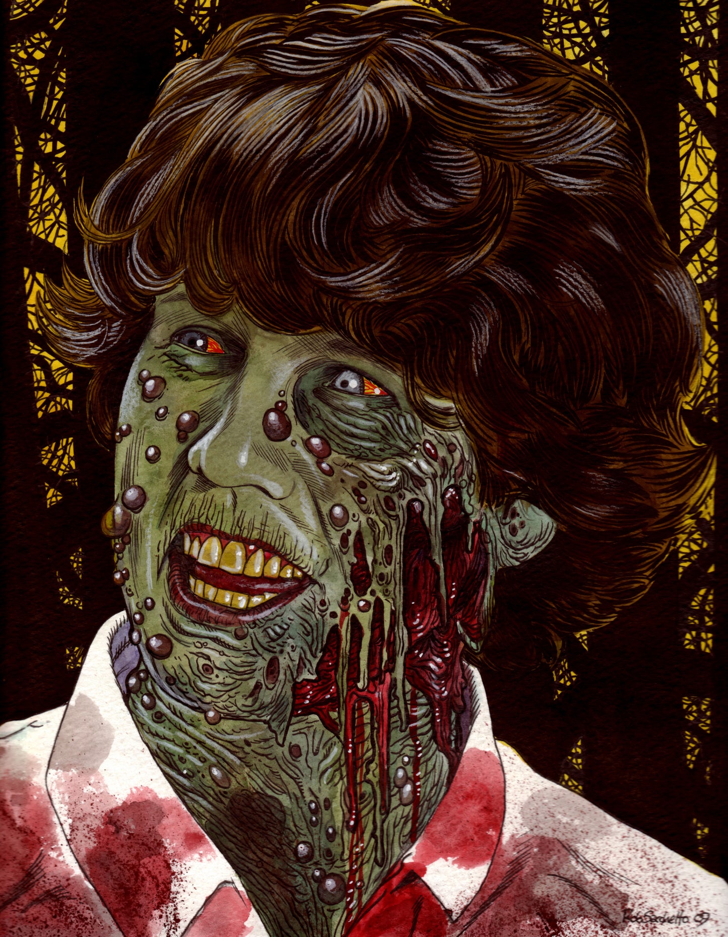 Jon Heder : Zombie Portrait