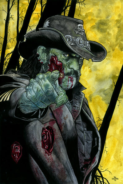 Lemmy Kilmister : Zombie Portrait