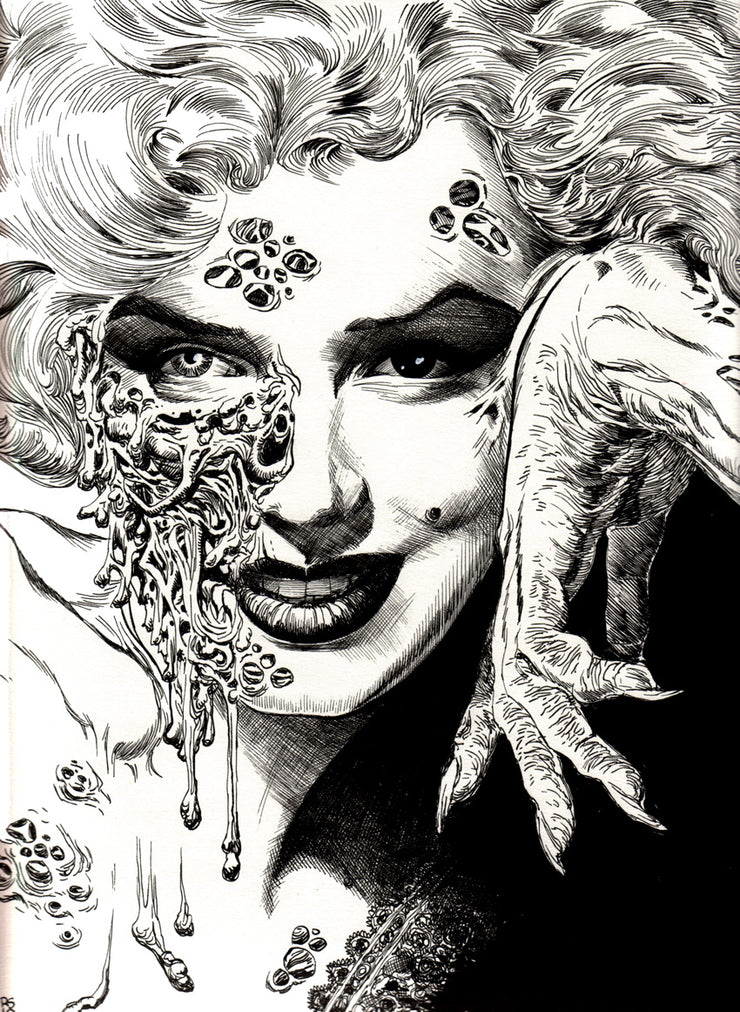 Marilyn Monroe : Zombie Portrait #2