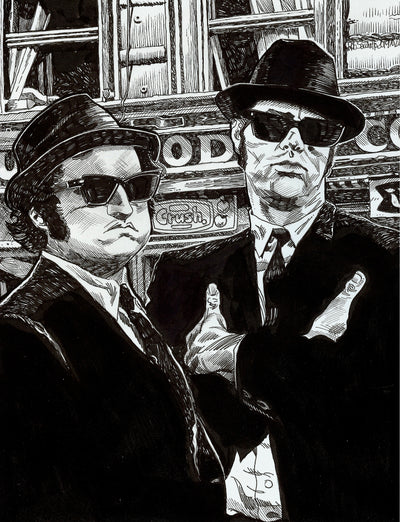 The Blues Brothers Chaos Line Portrait
