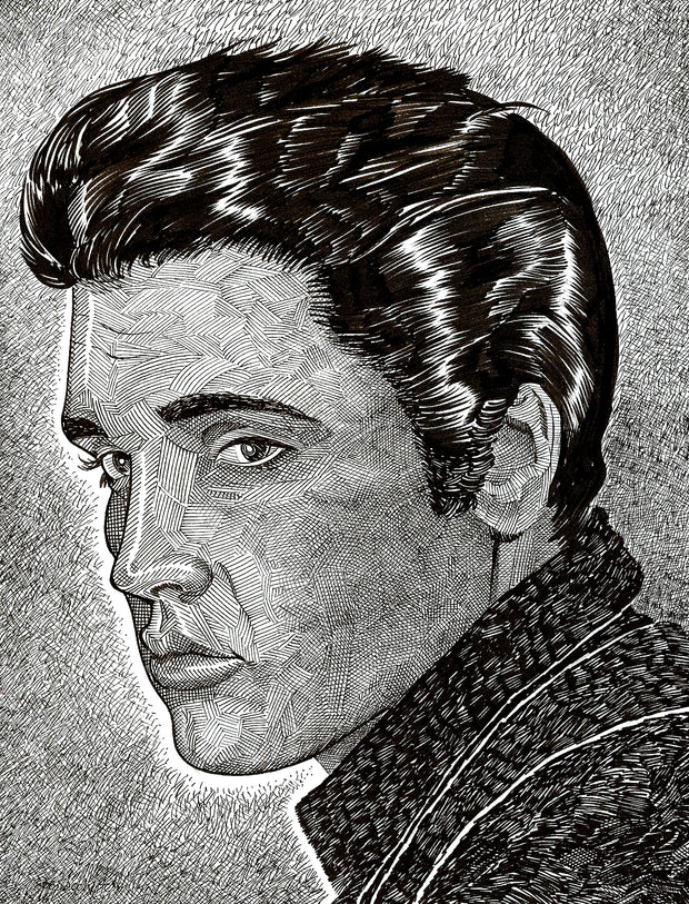 Elvis Presley : Chaos Line Portrait