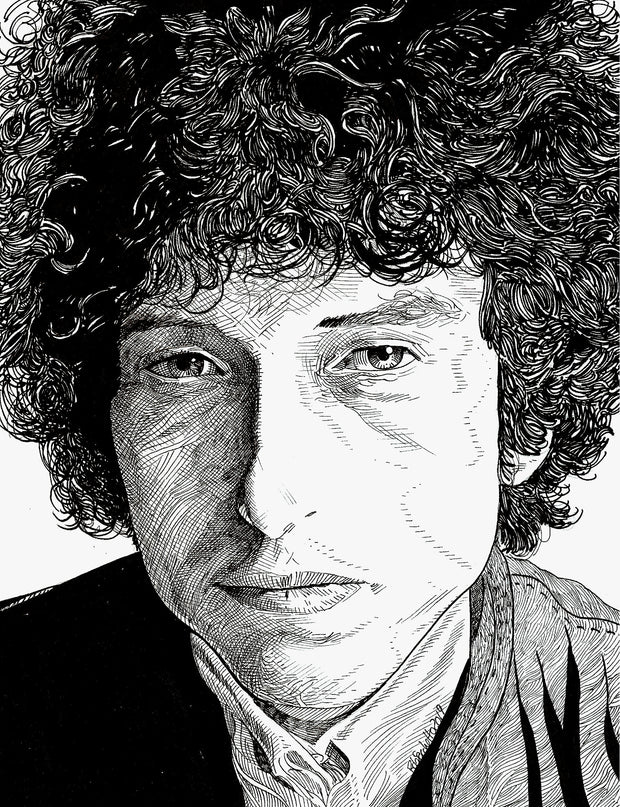Bob Dylan : Chaos Line Portait