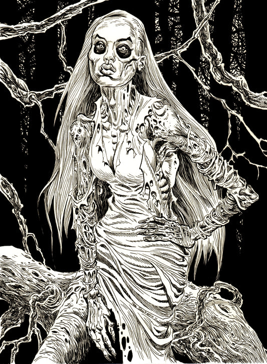 Zombie Pinup Diva : Babe in the Woods