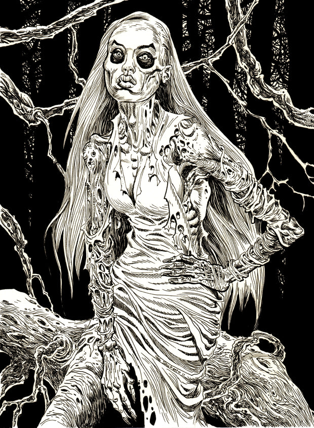 Zombie Pinup Diva : Babe in the Woods