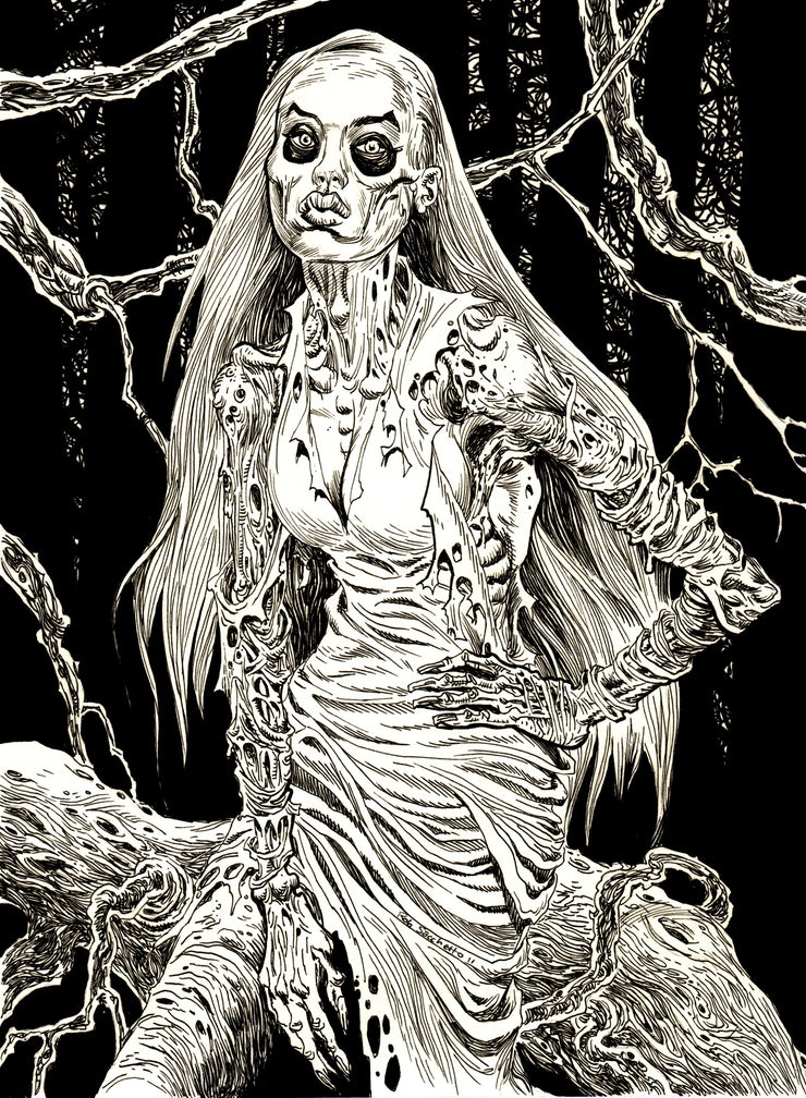 Zombie Pinup Diva : Babe in the Woods