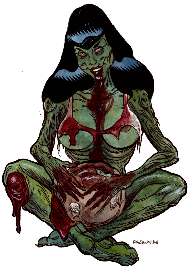 Zombie Pinup Diva : Zomb-Bettie #4