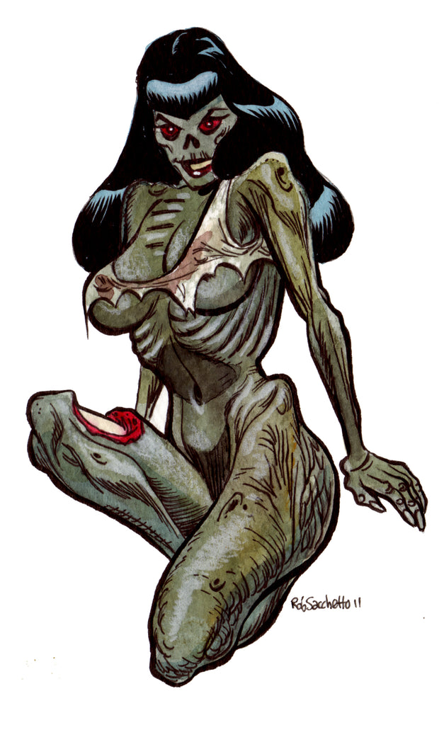 Zombie Pinup Diva : Zomb-Bettie #3