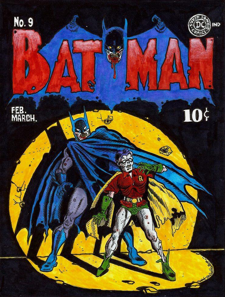 Zombie Comic Book Covers : Batman #9