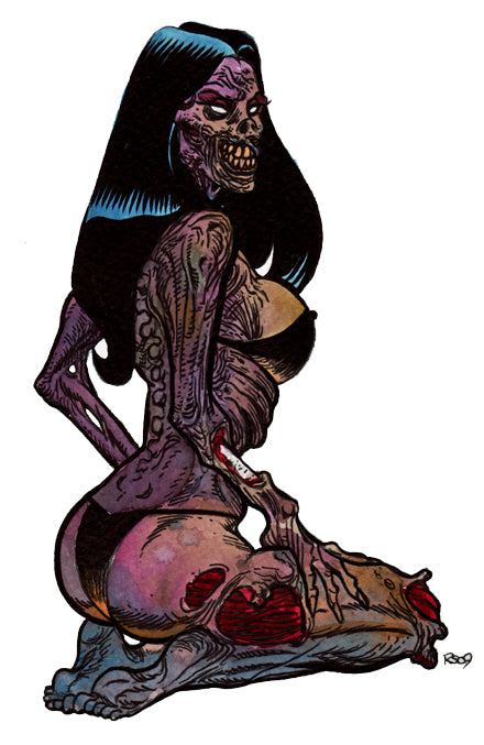 Zombie Pinup Diva : Bikini Zombabe