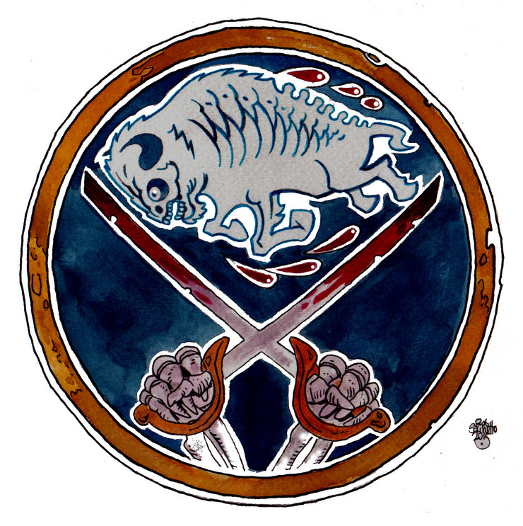 Don't Mess With A Zombie Buffalo