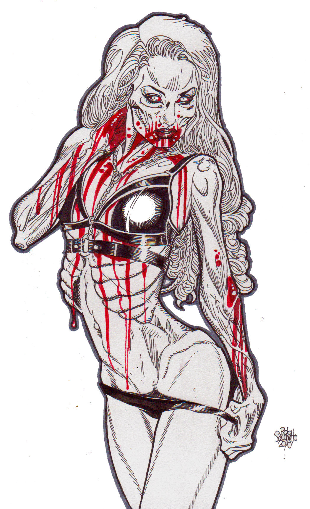 Zombie Pinup Diva : Gore-geous!