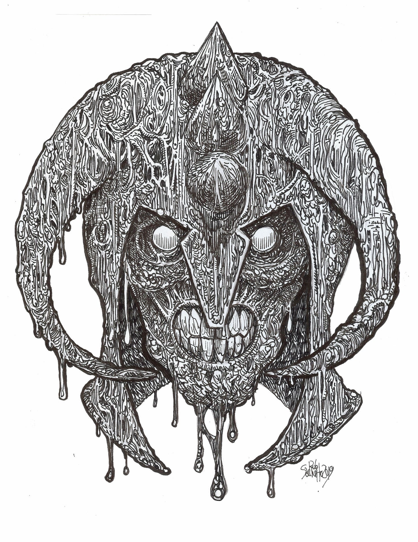 Zombie Skull Warrior #10