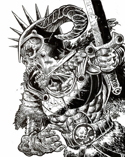 Zombie Skull Warrior #3
