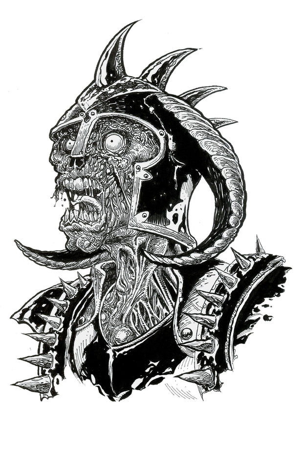 Zombie Skull Warrior #7