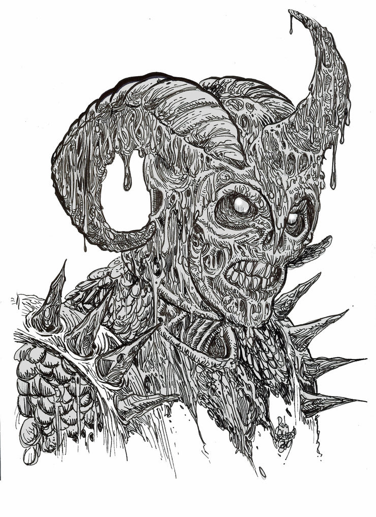 Zombie Skull Warrior #9