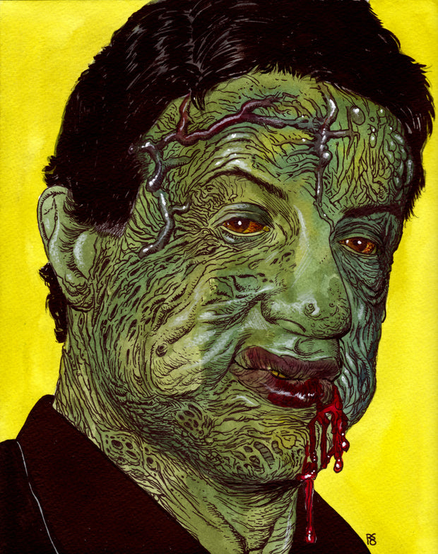 Sylvester Stallone : Zombie Portrait
