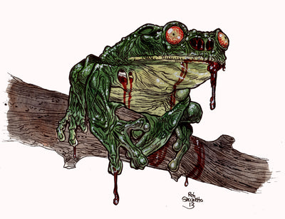 Zombie Zoo : Zombie Tree Frog